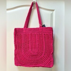 *NWT* crochet beach bag